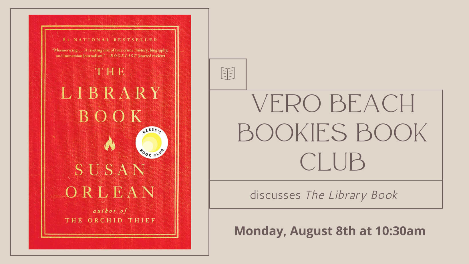 Vero Beach Book Club Discusses The Library Book 