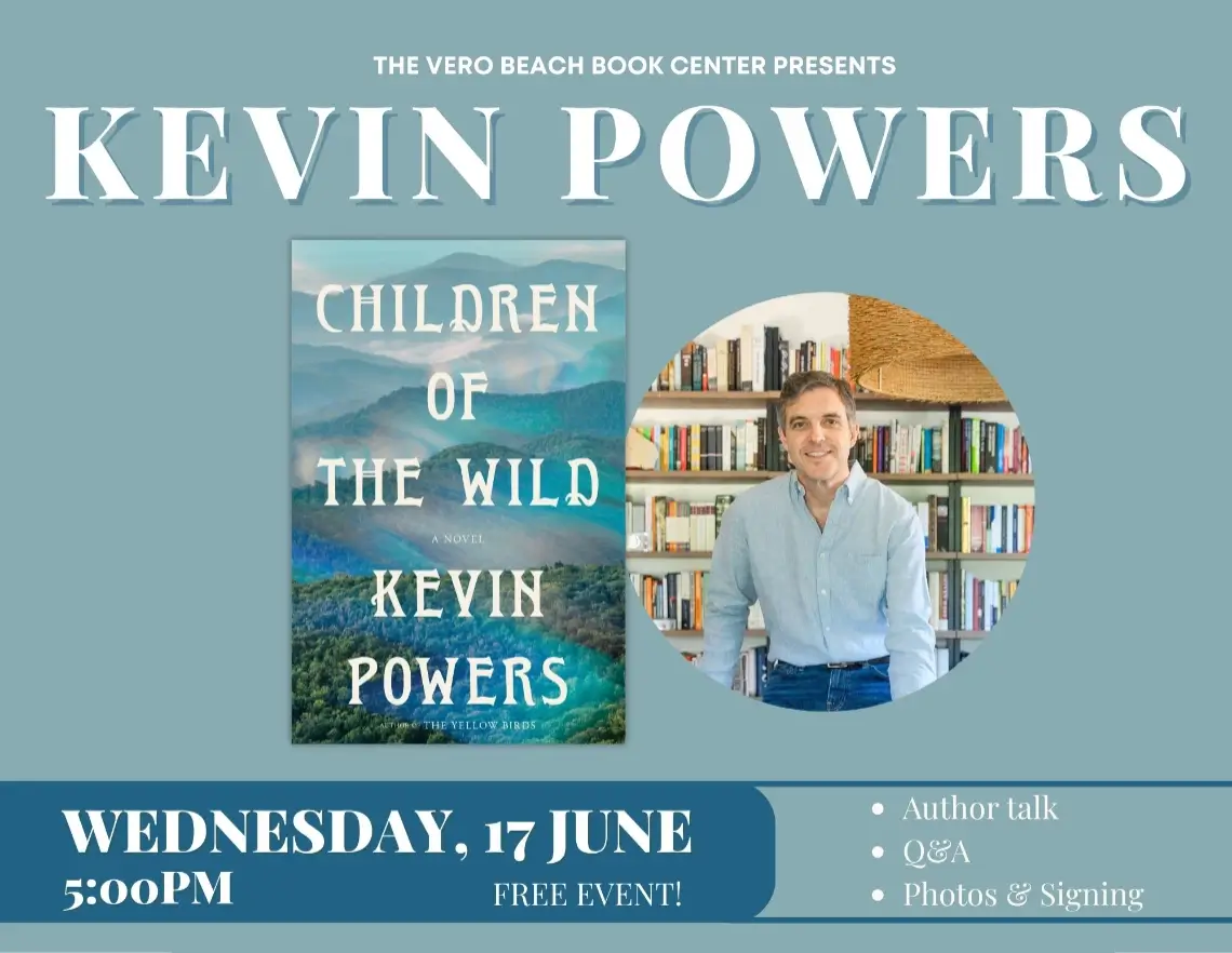 Kevin Powers presenting Children of the Wild