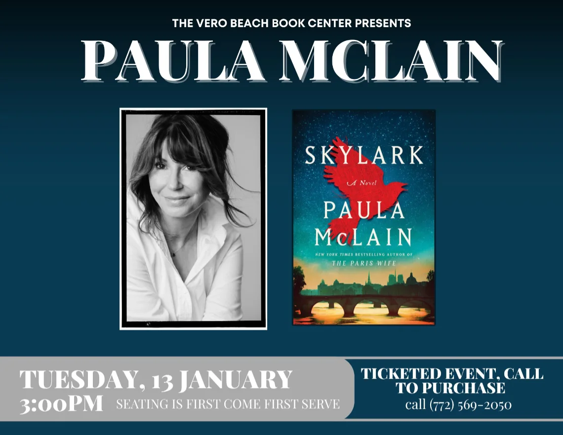 Paula McLain presenting Skylark